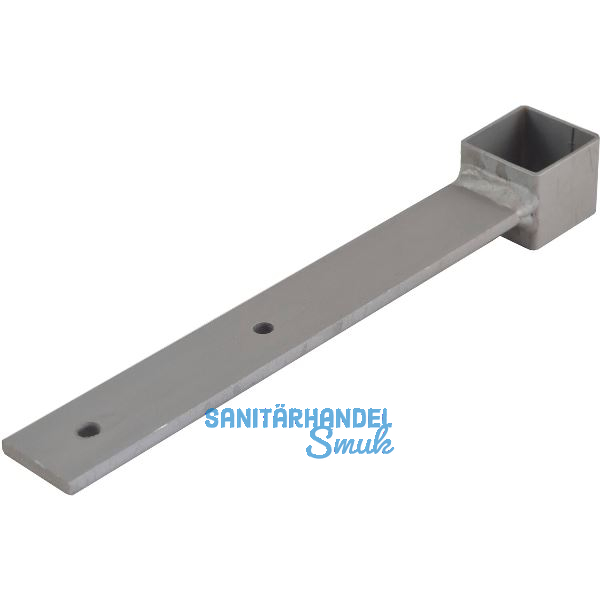 PITZL Haltelasche 31111.0000 f�r Vierkantrohr - Stahl ZiNiP beschichtet.