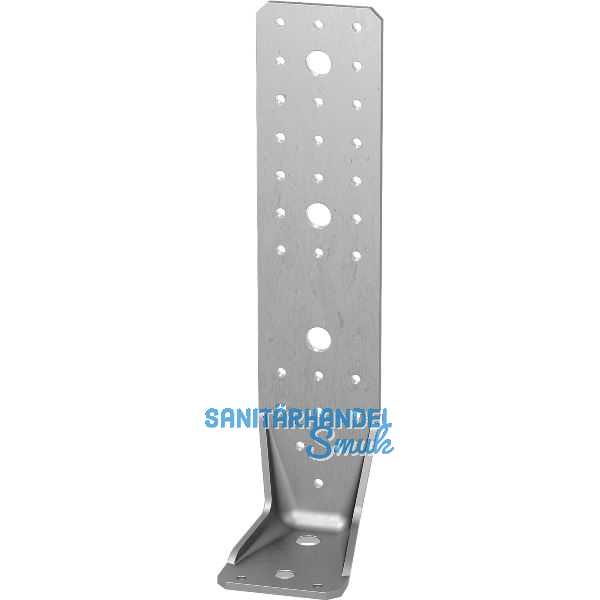 GH Winkelverbinder Rundloch KR / 285x88x65x3,0mm - Stahl fvz Greenline