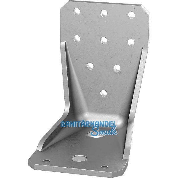 GH Winkelverbinder Langloch KR / 95x88x65x3,0mm - Stahl fvz Greenline