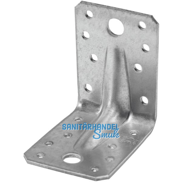 GH Winkelverbinder 55/ 70S mit Steg / 70x55x70x2 - Stahl feuerverzinkt