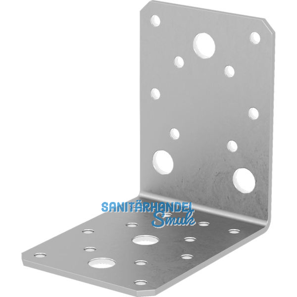 GH Winkelverbinder 65/ 90S ohne Steg / 90x65x90x2,5 - Stahl feuerverzinkt