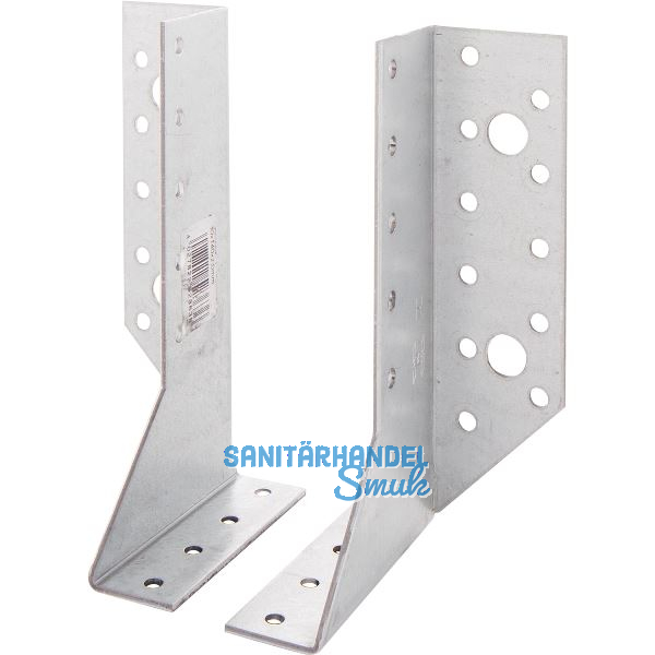 GH Balkenschuh 2-teilig 25x180x2,0 - Stahl feuerverzinkt