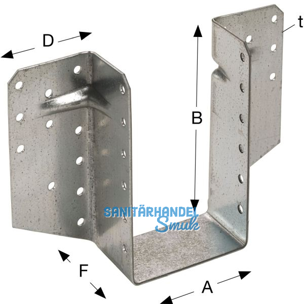 SIMPSON Balkenschuh BSS 120x210 feuerverzinkt aussenliegend mit Bewertung