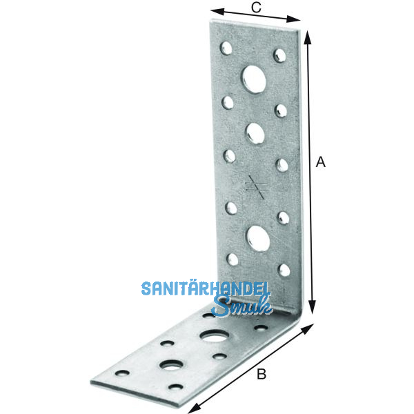 SIMPSON Winkelverbinder AG 40314-B / 141x91x40mm feuerverzinkt