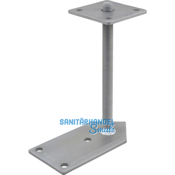 PITZL Pfostentr�ger Typ 11009.6200 Eck ZiNiP beschichtet mit Gewindestange