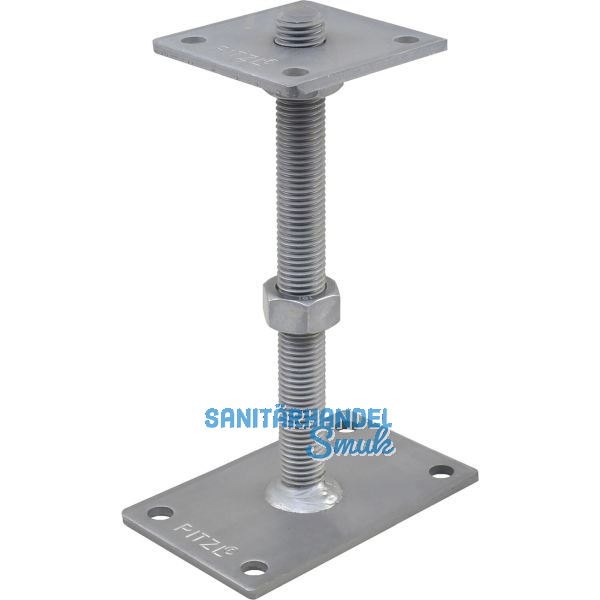 PITZL Pfostentr�ger Typ 11013.1200 ZiNiP beschichtet mit Gewindestange