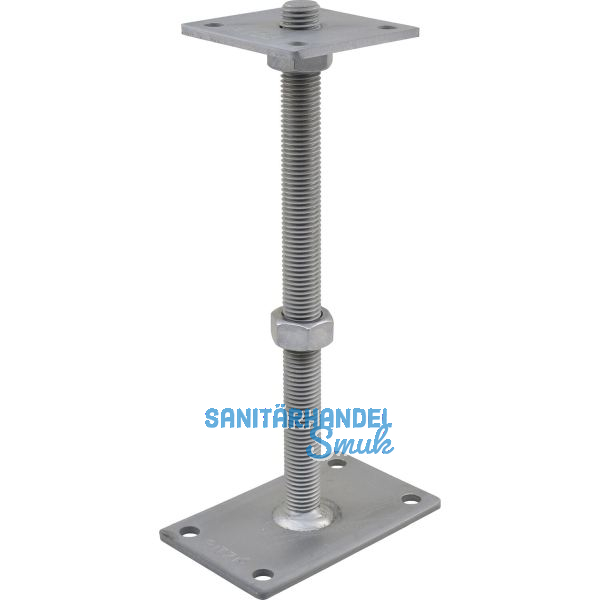 PITZL Pfostentr�ger Typ 11013.1300 ZiNiP beschichtet mit Gewindestange