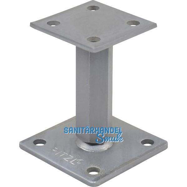 PITZL Pfostentr�ger Typ 10980.0080 ZiNiP beschichtet rechts/links