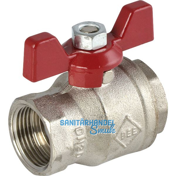 Kugelhahn 3/4" messing, beidseitig IG