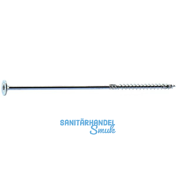 SPEED II Holzbauschraube Flachkopf 6x220 TG TX40 verzinkt-blau