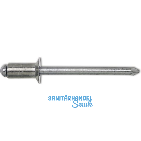 ISO15984 Blindniete Senkkopf 3.2x 8 Edelstahl mit Edelstahldorn