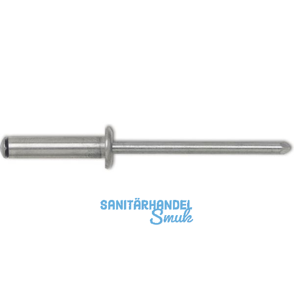 Spreizniete Flachrundkopf 4.0x18 Aluminium mit Stahldorn