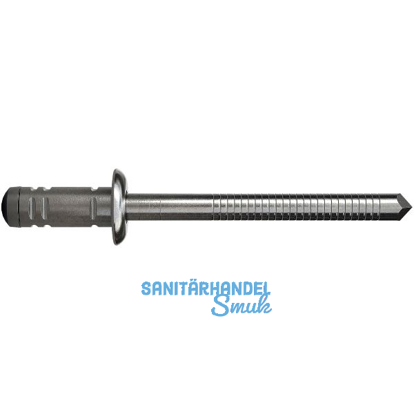 GESIPA Blindniete G-Bulb Flachrundkopf 6,4x 13 Stahl verzinkt mit Stahldorn