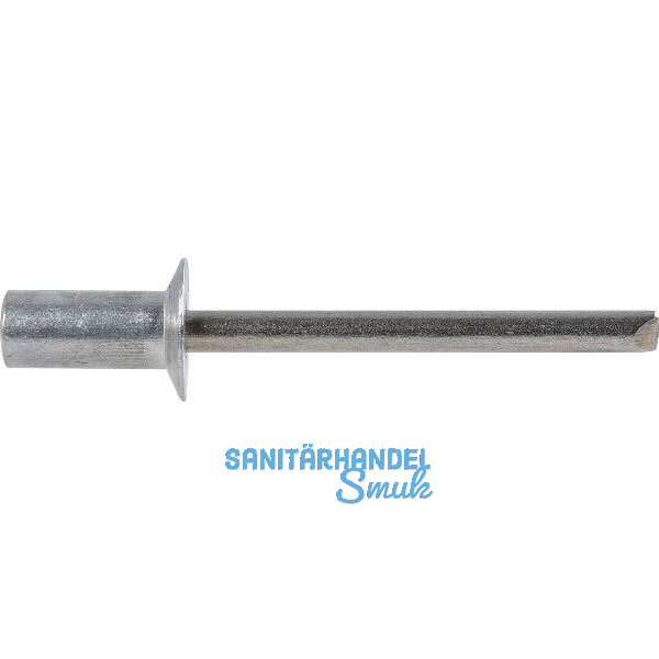 Dichtniete Senkkopf 4.8x 11 Aluminium mit Edelstahldorn