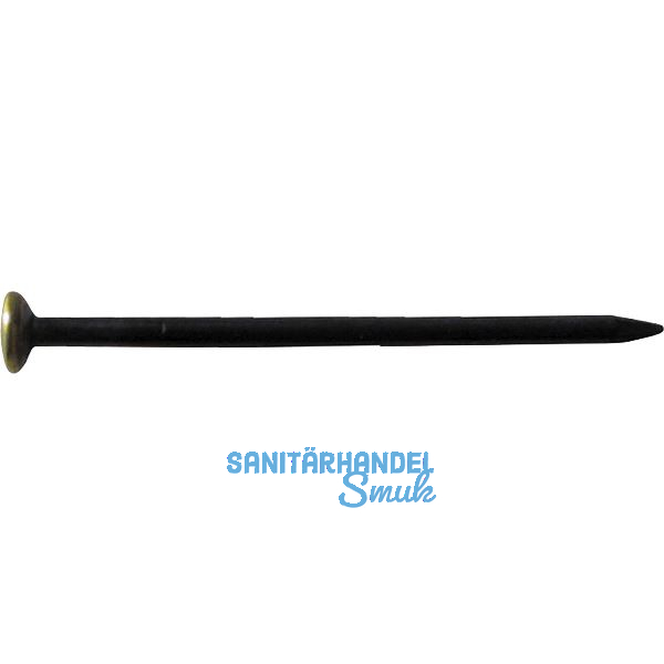 MMK 2.0x50 Stahlnagel Eisen geh�rtet, gebl�ut mit Messingkopf