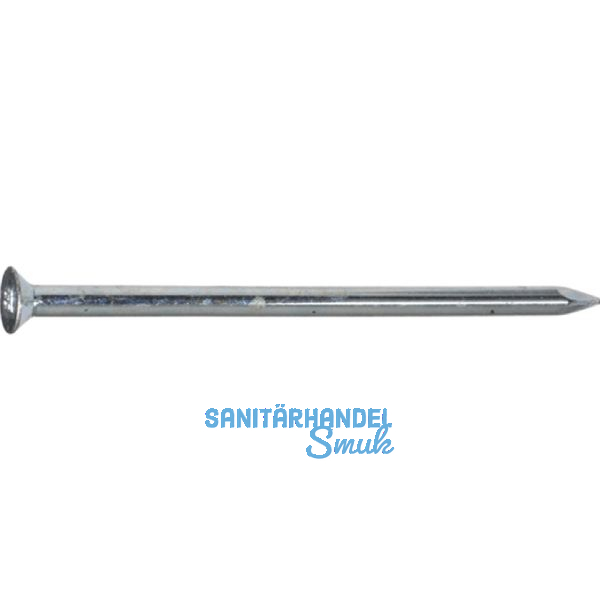 Hartstahlnagel 3.4x100 verzinkt mit runder Ballistikspitze