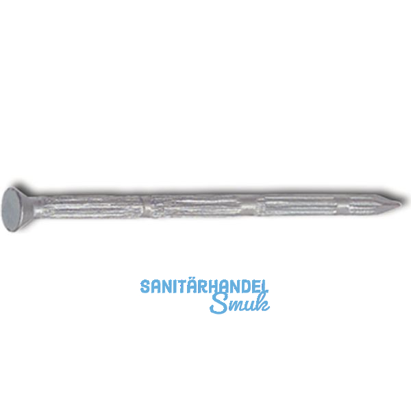 Riffelnagel 4.5x 70 verzinkt Senkkopf mit Diamantspitze