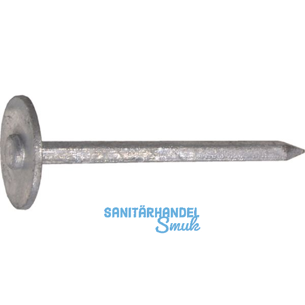 Leichtbauplattenstift 34x 70 mit aufgenieteter runder Scheibe metallisiert