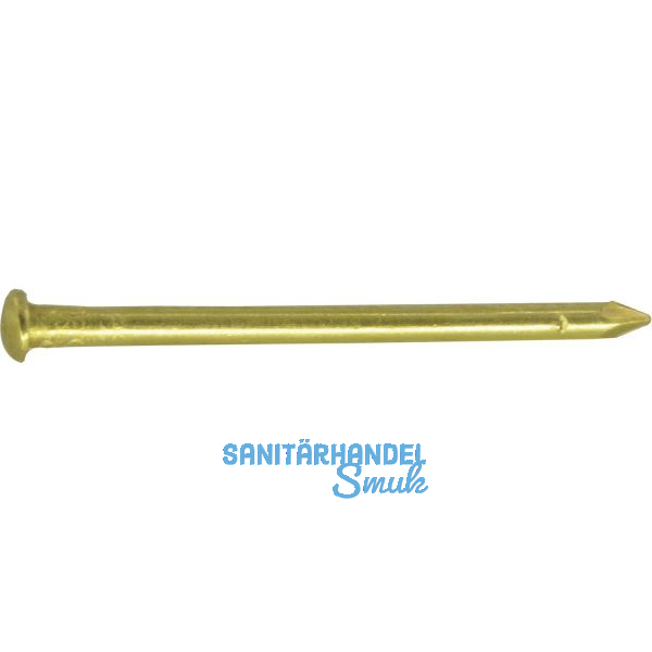 Nagel / Drahtstift Halbrundkopf 1.6x16 Messing blank