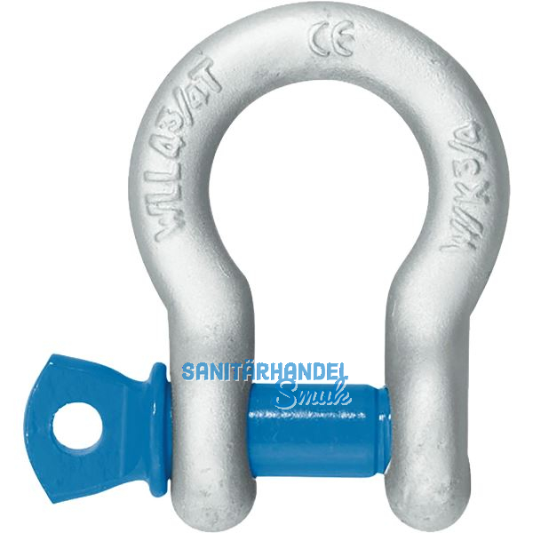 Sch�kel Hochfest geschweift mit Augenbolzen NG 1 1/4'' feuerverzinkt