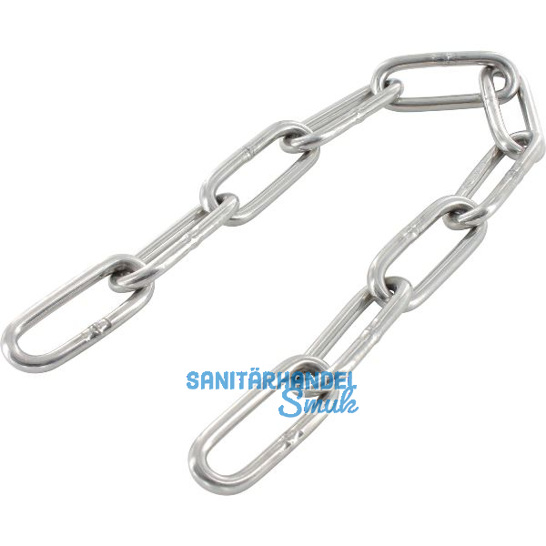 Rundstahlkette langgliedrig �hnl. DIN763 � 3 mm Bund=100 Meter - Edelstahl A4