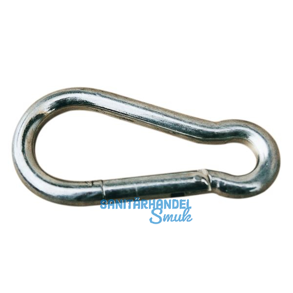 Feuerwehr-Karabiner verzinkt �hnl. DIN5299C 4/ 40