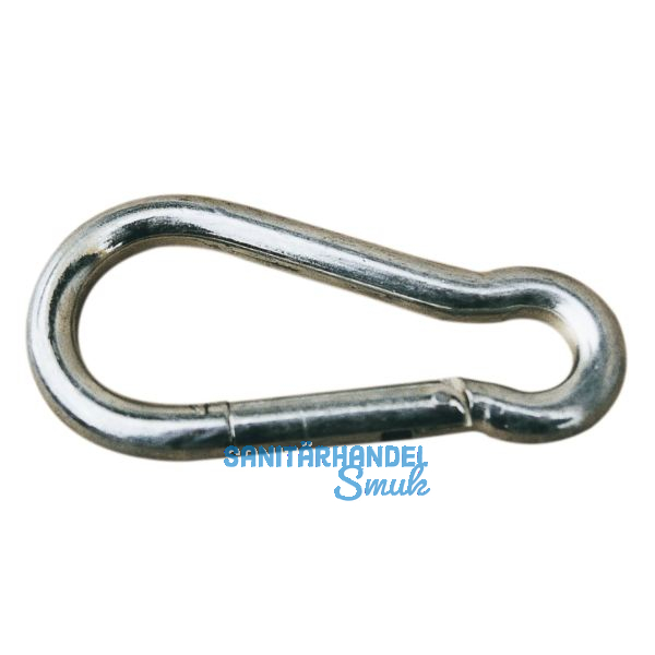 Feuerwehr-Karabiner verzinkt �hnl. DIN5299C 8/ 80