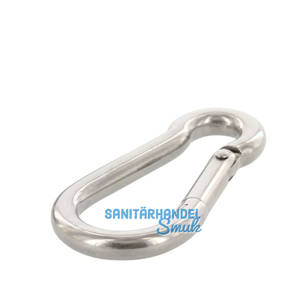 Feuerwehrkarabiner 8X80 Edelstahl A4