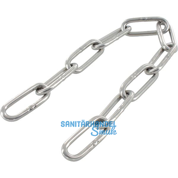 Rundstahlkette langgliedrig �hnl. DIN763 � 6 mm Stahl feuerverzinkt