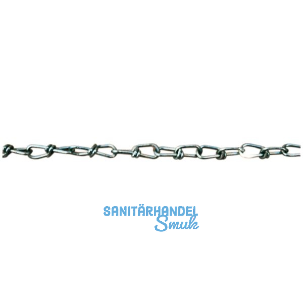 Knotenkette verzinkt DIN5686 � 1,8 mm Nutzlast 30 kg