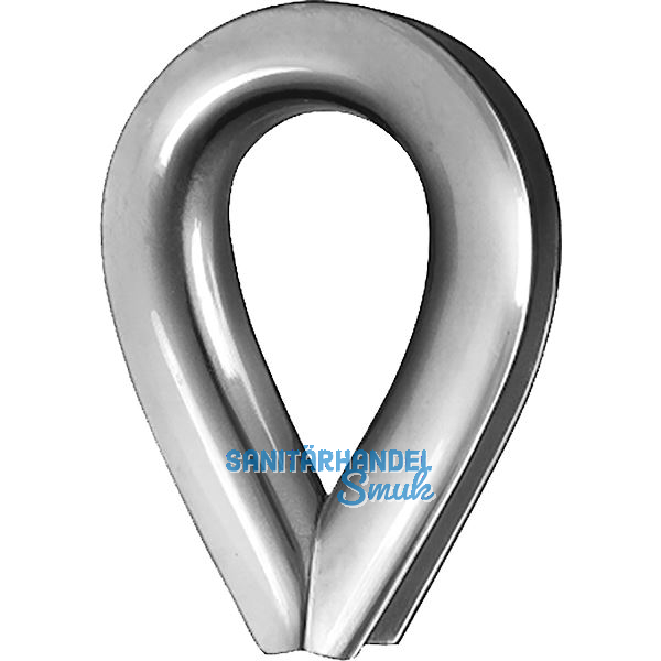 Drahtseilkausche EN 13411-1 Seil � 10 mm - Stahl feuerverzinkt