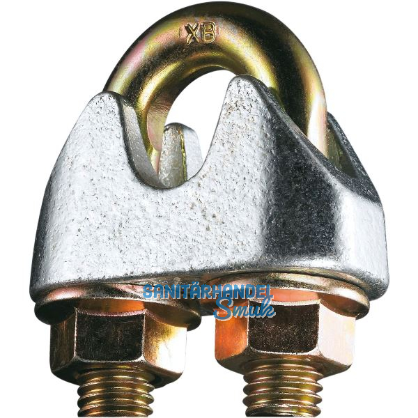 Drahtseilklemme EN 13411-5 verzinkt Seil � 13 mm