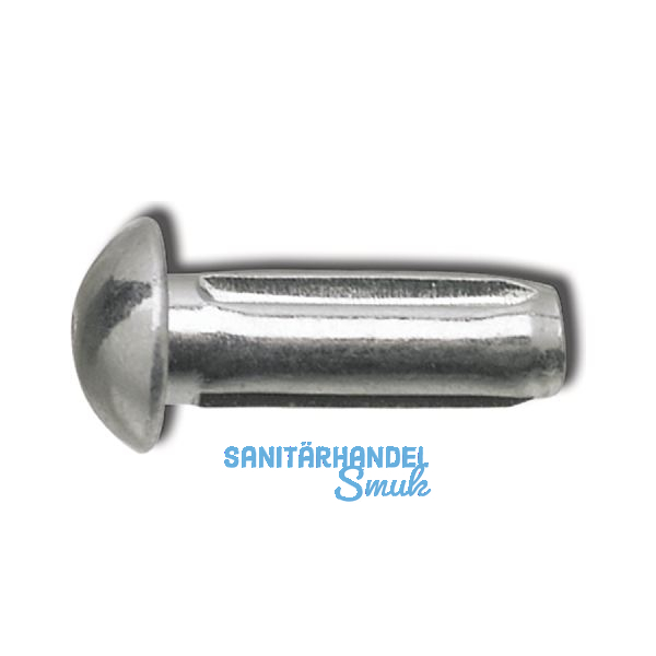 DIN1476 3x 8 verzinkt Halbrundkerbnagel