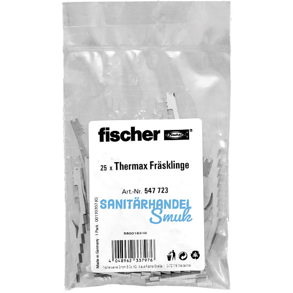 FISCHER Thermax - Fr�sklinge, 25 St�ck