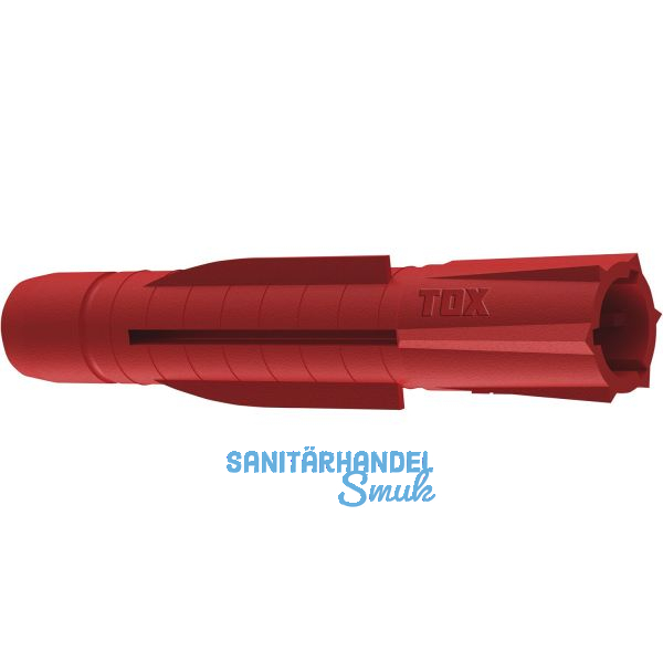 TOX-TRI-Allzweckd�bel 10x 61 ohne Kappe Kunststoff rot