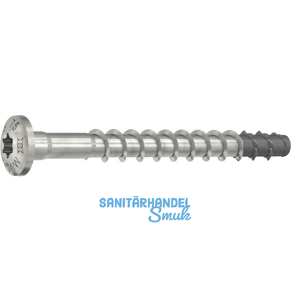 HECO-MMS plus P Halbrundkopf 7.5x 85 Edelstahl A4 Multi-Monti Schraubanker