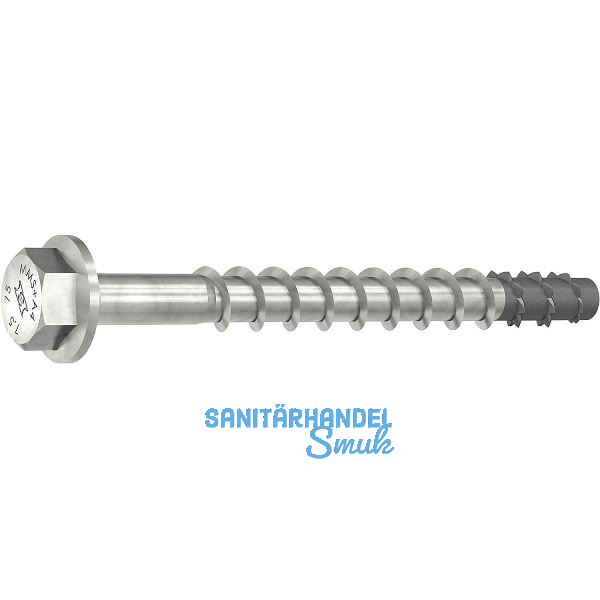 HECO-MMS plus SKT 7.5x 85 Multi-Monti Schraubanker mit Scheibe - Edelstahl A4