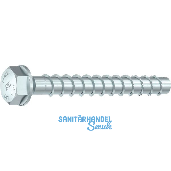 HECO-MM plus SSK Richtst�tzen Betonschraube 16x 130 Stahl verzinkt-blau