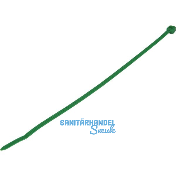 WKK Kabelbinder 3.6x200 gr�n Polyamid 6.6