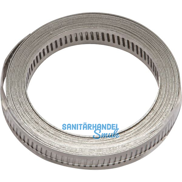 Endlosband mit Bandbreite 13mm / 30m - W2 Stahl verzinkt-blau