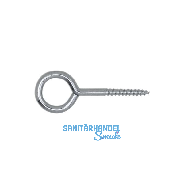 Ringschraube mit Holzgewinde 40x16mm Stahl verzinkt-blau