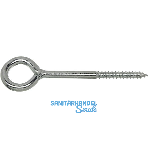 Sturmhaken�se mit Holzgewinde Nr.12 / 4.7x30 verzinkt-blau