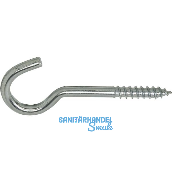 Lusterhaken mit Holzgewinde 4.8x100 verzinkt-blau