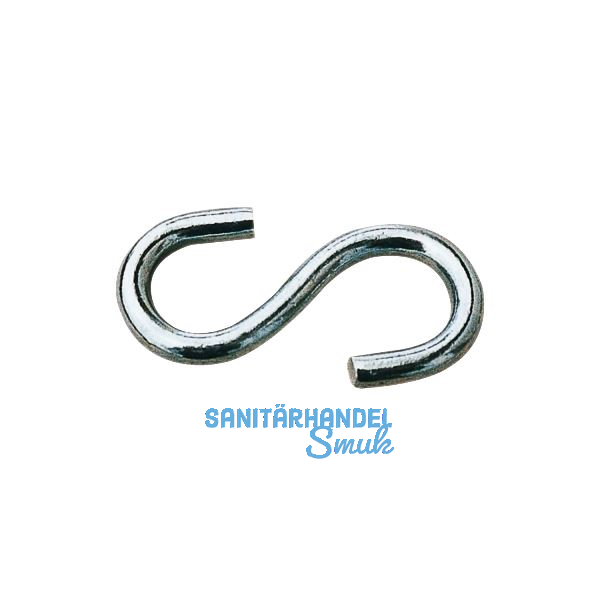 S-Haken 45 mm Stahl verzinkt