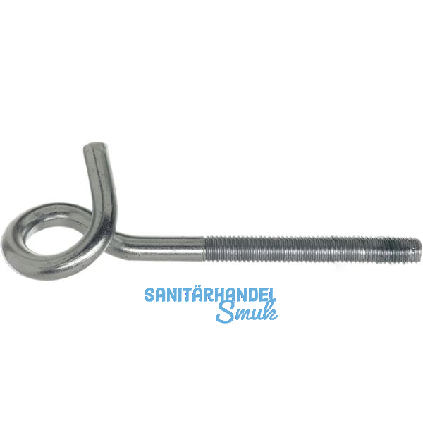 Deckenhaken mit metrischem Gewinde M10x140 verzinkt-blau