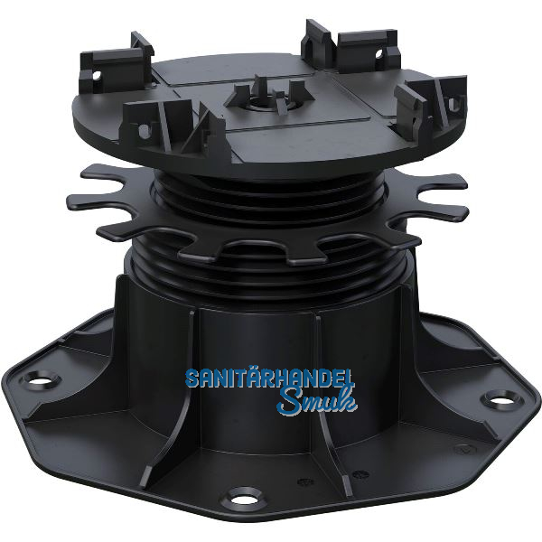 K&R Terrassenlager Clip mit beweglichen Kopf - H�henverstellung 65-155mm