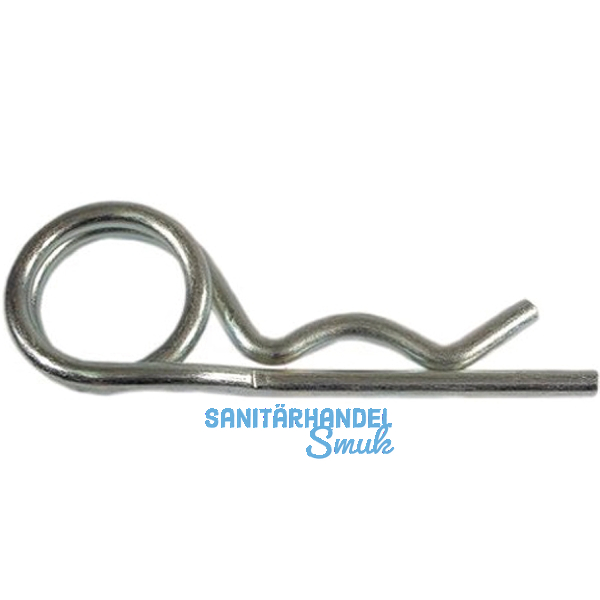 Federstecker doppelt 4,0x 64 Edelstahl A4 ~DIN11024