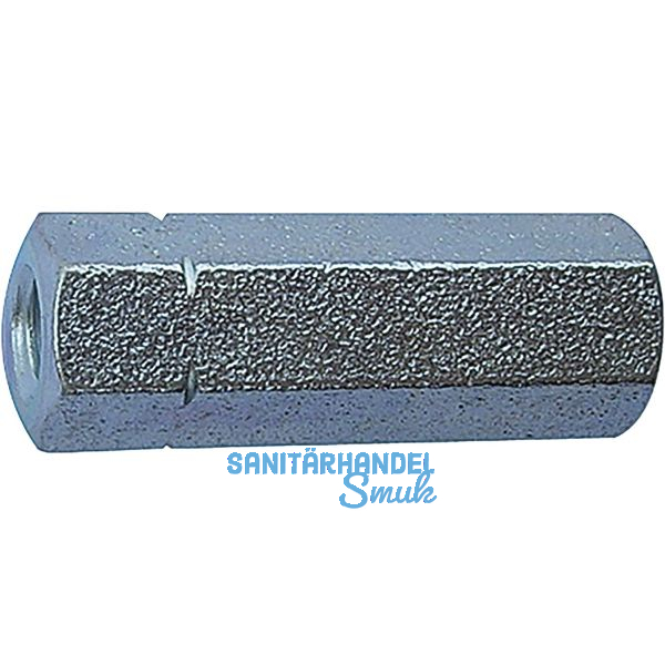 DIN1479 M16x 75 verzinkt Spannschlossmutter aus Stahl
