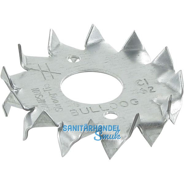SIMPSON Bulldog C1-95 D 95/33 feuerverzinkt zweiseitiger Scheibend�bel mit Z�hne