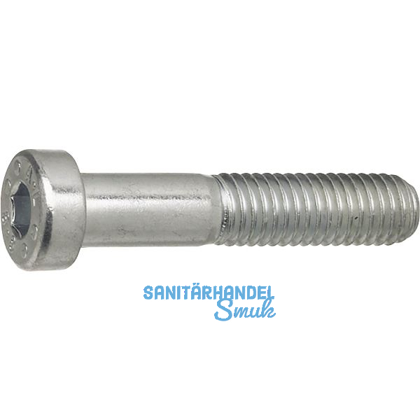 DIN7984 M10x 50 Edelstahl A4-070 Zylinderschraube mit niedrigem Kopf, ISK